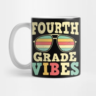 Back to School 4th Grade Vibes Mug